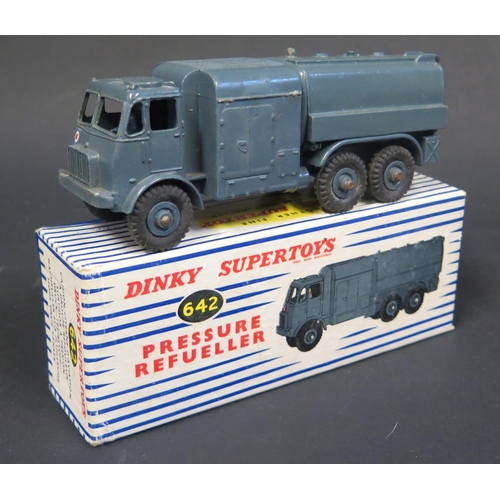 192 - A Dinky Toys No. 642 Pressure Refueller. Good+ in excellent original blue stripe box.