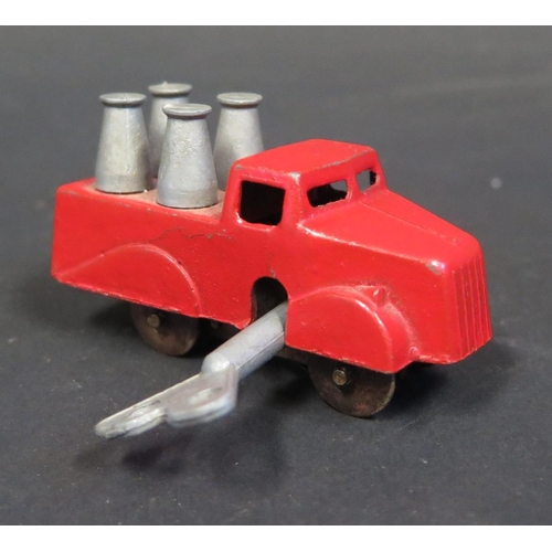 200b - A Scarce Cleveland Toy Manufacturing Company of London Clockwork Milk Truck (6cm long). Marketed as ... 