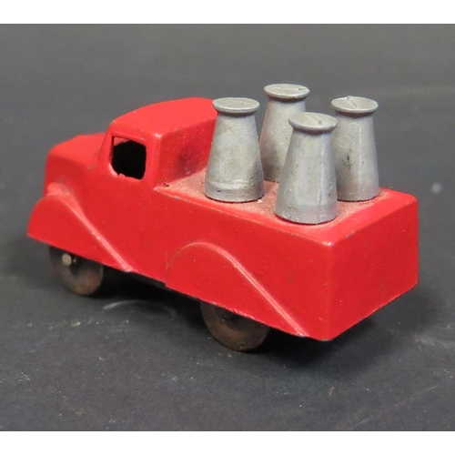 200b - A Scarce Cleveland Toy Manufacturing Company of London Clockwork Milk Truck (6cm long). Marketed as ... 