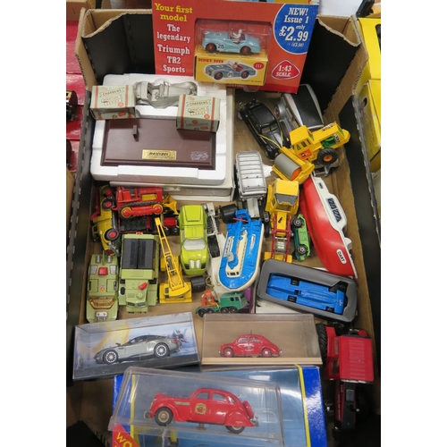 232c - A Selection of Toy Cars, Trucks, Tractors etc. including Matchbox, Corgi, Britains, Rex Toys, Charbe... 