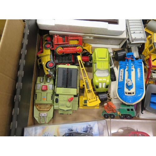 232c - A Selection of Toy Cars, Trucks, Tractors etc. including Matchbox, Corgi, Britains, Rex Toys, Charbe... 