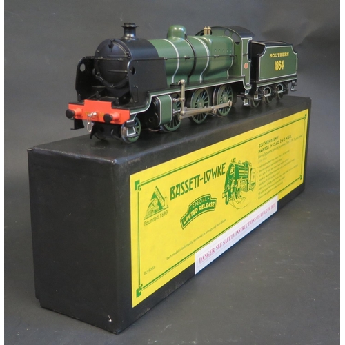 332 - A Bassett-Lowke O Gauge BL99003 Southern Railway Maunsell 'N' Class 2-6-0 Mogul '1864' Limited Relea... 