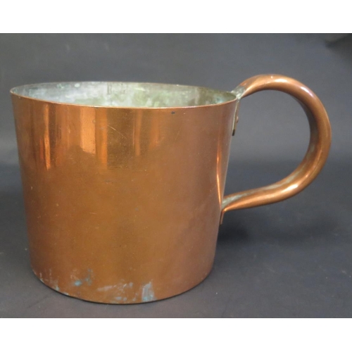 376 - A 1 Gallon Copper Rum or Grog Cup