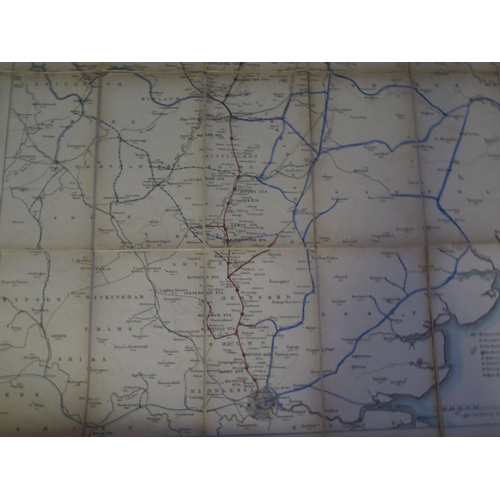 403 - The Great Northern Railway Map lithographed by Waterlow & Sons
(PHONE BID IN 10)