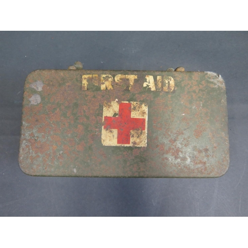 479 - A Red Cross First Aid Tin with contents