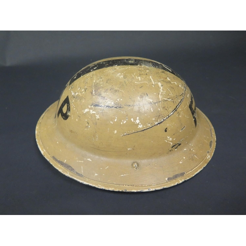 491 - A British WWII FAP Brodie Helmet