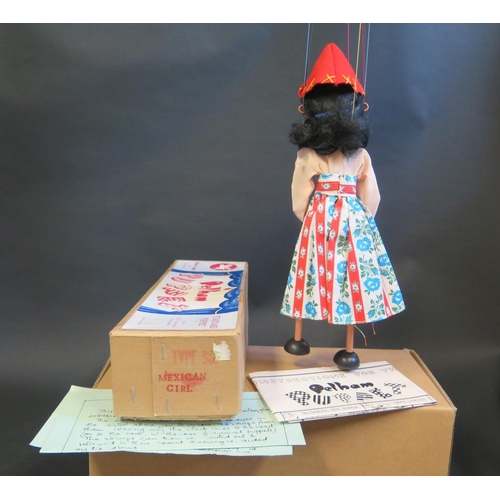 51 - A Pelham Puppet Mexican Girl in Box