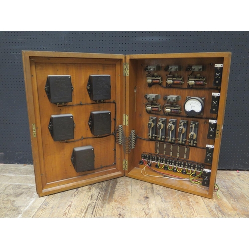 555 - A GENTS' of Leicester Master Control Panel with five 5.5