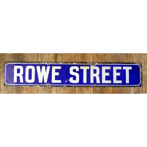 580 - Row Street (Torpoint) Enamel Street Sign, 86.5x15.5cm
PHONE BID