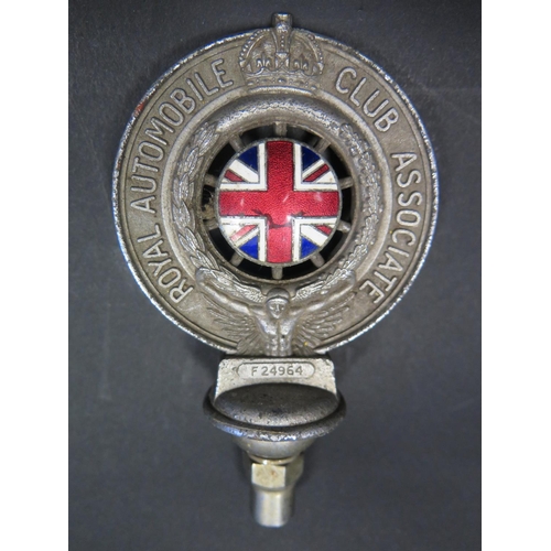 603 - A Royal Automobile Club Association Enamel Car Badge