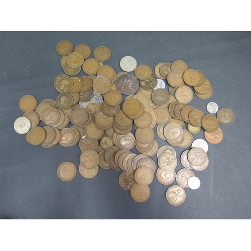 613 - A Collection of One Penny Coins etc., 1370g gross