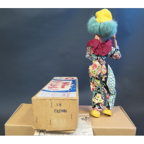 68 - A Pelham Puppet LS Clown in Box