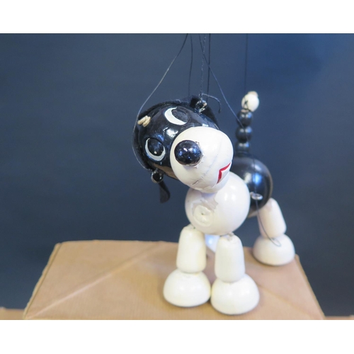 75 - A Pelham Puppet Wuff (Black/White) in Box