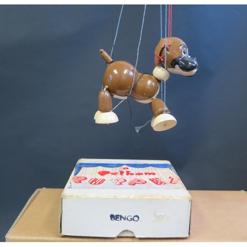 76 - A Pelham Puppet Bengo (White/Brown) in Box