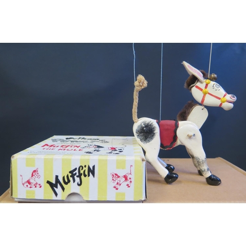 81 - A Pelham Puppet Muffin The Mule in Box