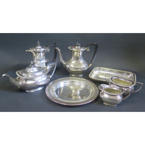 960 - A Selection of Silver Plate including coffee ware and flatware