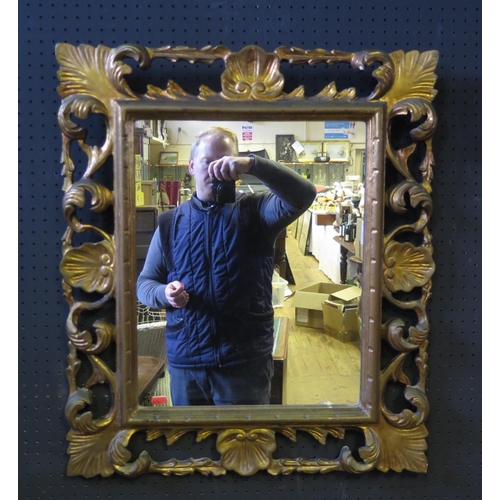 454 - A Gilt Framed Wall Mirror, 69x59cm