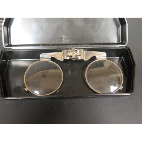 507A - A Pair of R.A.F. Mk. VIII Goggles in original stores box, military Mark 5 case spectacles and Ronson... 