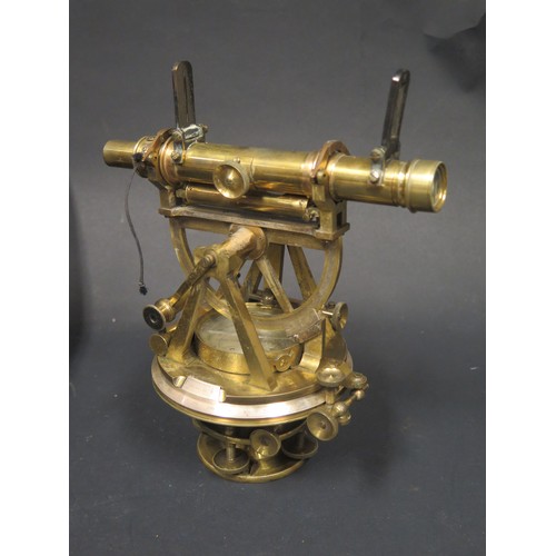 521 - A J & W.E. Archbutt Topographical Theodolite in mahogany case