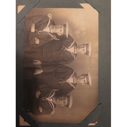 487a - A Interesting Collection Of Black & White Photographs Including Naval Seamen possible WW11, Boy Scou... 