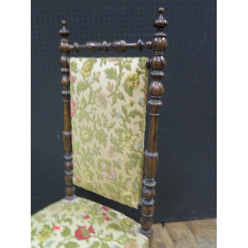 1255 - A 19th Century French Faux Rosewood Chair