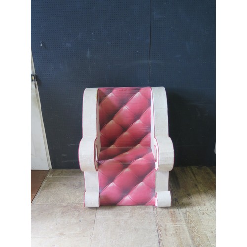 1328b - A Polystyrene A Shaped Prop Chair