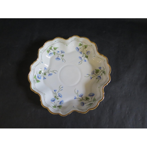 1131a - A Herend Floral Decorated Porcelain Dish, 22cm diam.