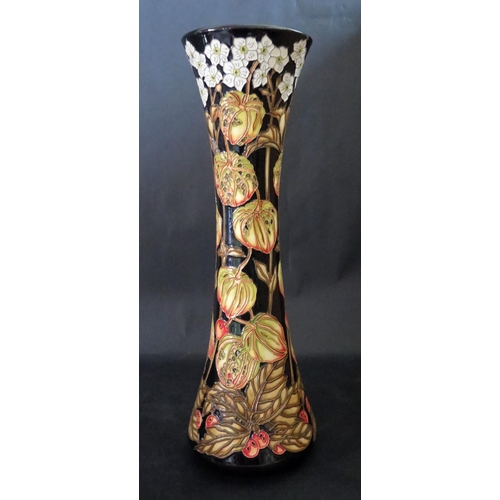 1140 - A Modern Moorcroft Winter Lantern (Colourway) Vase, 365/16, Paul Hiditch Winter Legacy Collection Lt... 