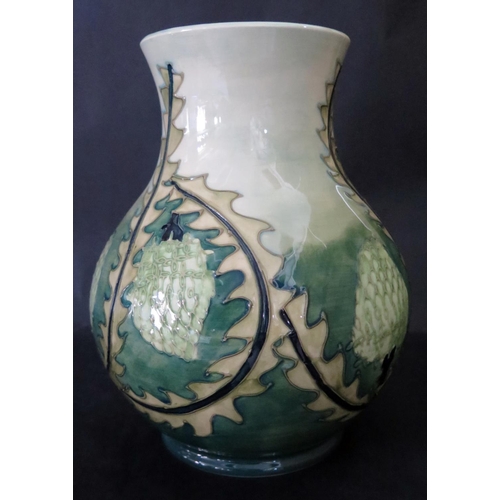 1143 - A Modern Moorcroft Banksia Vase, 869/9, Sally Tuffin Catalogue, 1987, 23.5cm