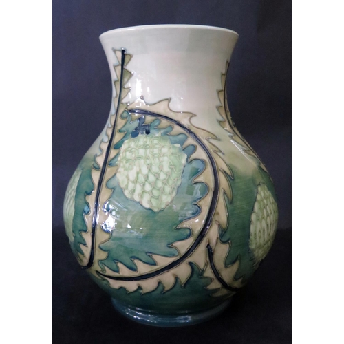 1143 - A Modern Moorcroft Banksia Vase, 869/9, Sally Tuffin Catalogue, 1987, 23.5cm