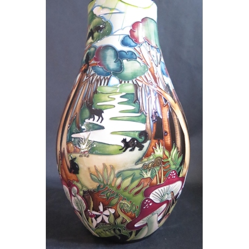 1146 - A Modern Moorcroft Wonderland, 117/12, Nicola Slaney Adventure in Wonderland series trial piece, 201... 