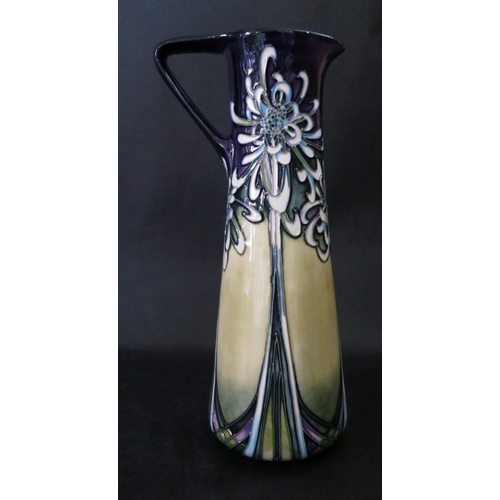 1157 - A Modern Moorcroft Golden Dream Jug, JU3, Nicola Slaney MCC Gold Membership piece, 2005, 23.5cm