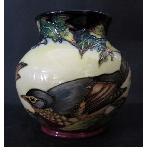 1162 - A Modern Moorcroft Ingleswood Vase, 914/6, Philip Gibson catalogue, 2003, 14.5cm