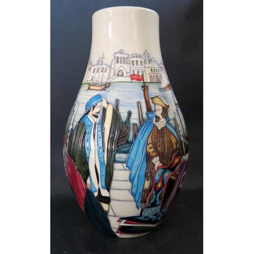 1164 - A Modern Moorcroft Merchants of Venice Vase, 117/12, Paul Hilditch catalogue, Ltd. Ed. 26/50, 2017, ... 