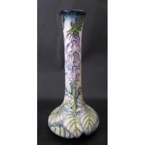 1169 - A Modern Moorcroft New Dawn Vase, Emma Bossuns produced for new Dawn book, 2006, 20.5cm