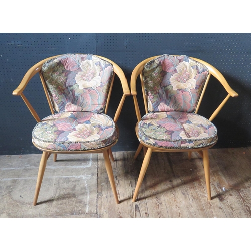 1244 - A Pair of Ercol Carver Chairs