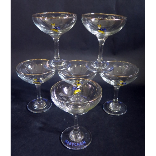 1535 - A Set of Six Babycham Glasses