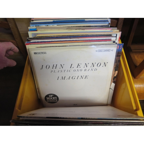 1547 - A Record Collection of LPs including The Beatles at The Hollywood Bowl, John Lennon IMAGINE, Elton J... 