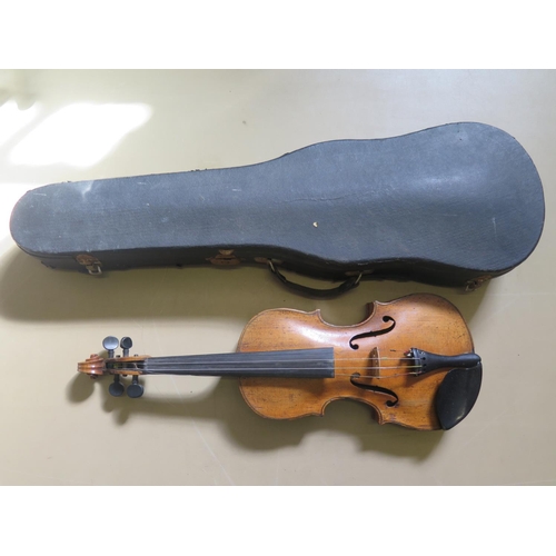 1576C - A Klotz 1/2 Size Violin in case