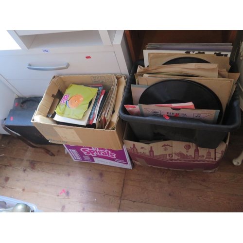 1602 - A Large Selection of 78rpm Records, LPs and Singles including ABBA, Scott Joplin, The Dubliners, Ste... 