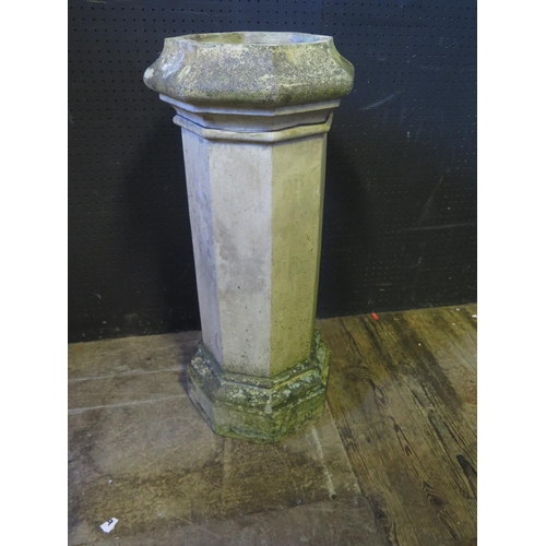 1629a - Decorative Chimney Pot 78cm (h)