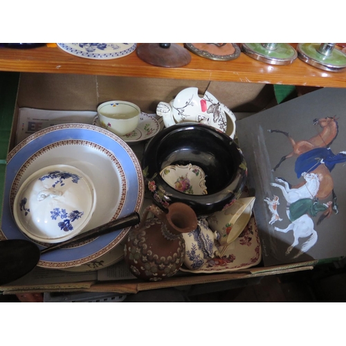 1634 - A Selection of Victorian and other Ceramics including Bretby, Copeland, George Jones, Shelley and ot... 