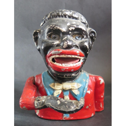 1656A - A Light Alloy Figural Money Bank