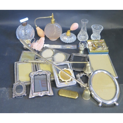 1662 - Miniature Picture Frames, atomisers, brooch pins etc.