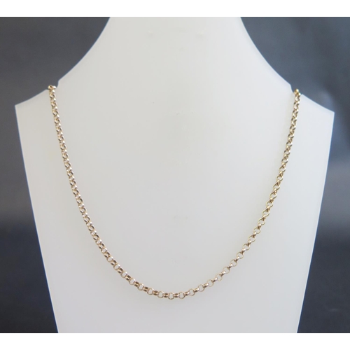 196 - A 9ct Gold Necklace, 61cm, 12.6g