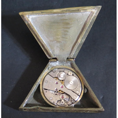 706 - A Masonic Fob Watch, 67mm drop, running