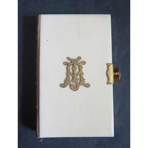 731b - An Antique Book of Common Prayer in ivory boards