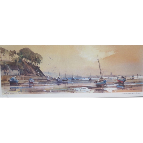 778B - A Pair of Ray Balkwill Exe Estuary Pencil Signed Limited Edition Prints, framed & glazed