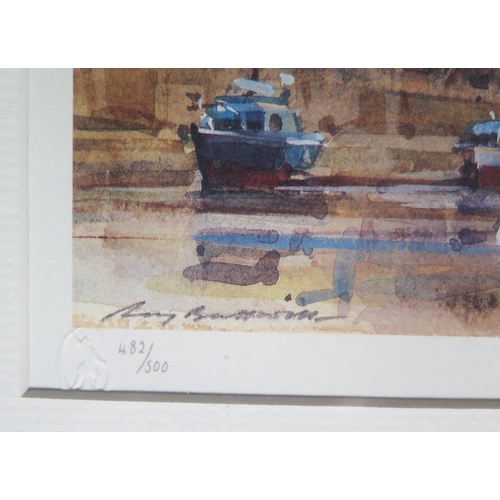 778B - A Pair of Ray Balkwill Exe Estuary Pencil Signed Limited Edition Prints, framed & glazed