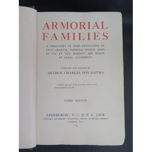 859 - Armorial Families, Third Edition, T.C. & E.C. Jack